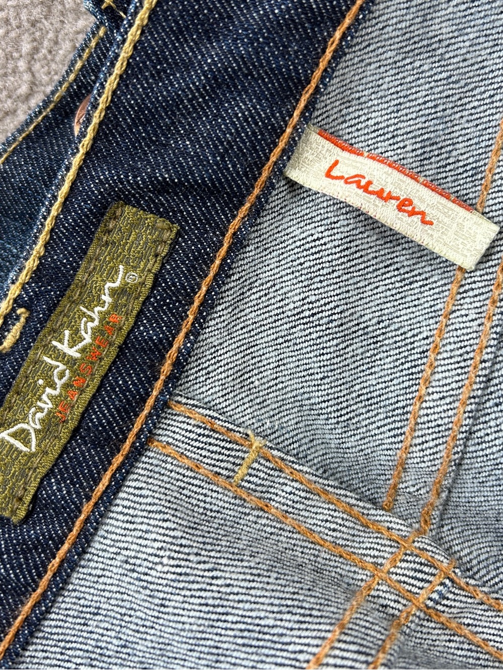 Y2K David Kahn Made in USA Lauren Bootcut Jeans Women's Size 6 - Picture 10 of 16